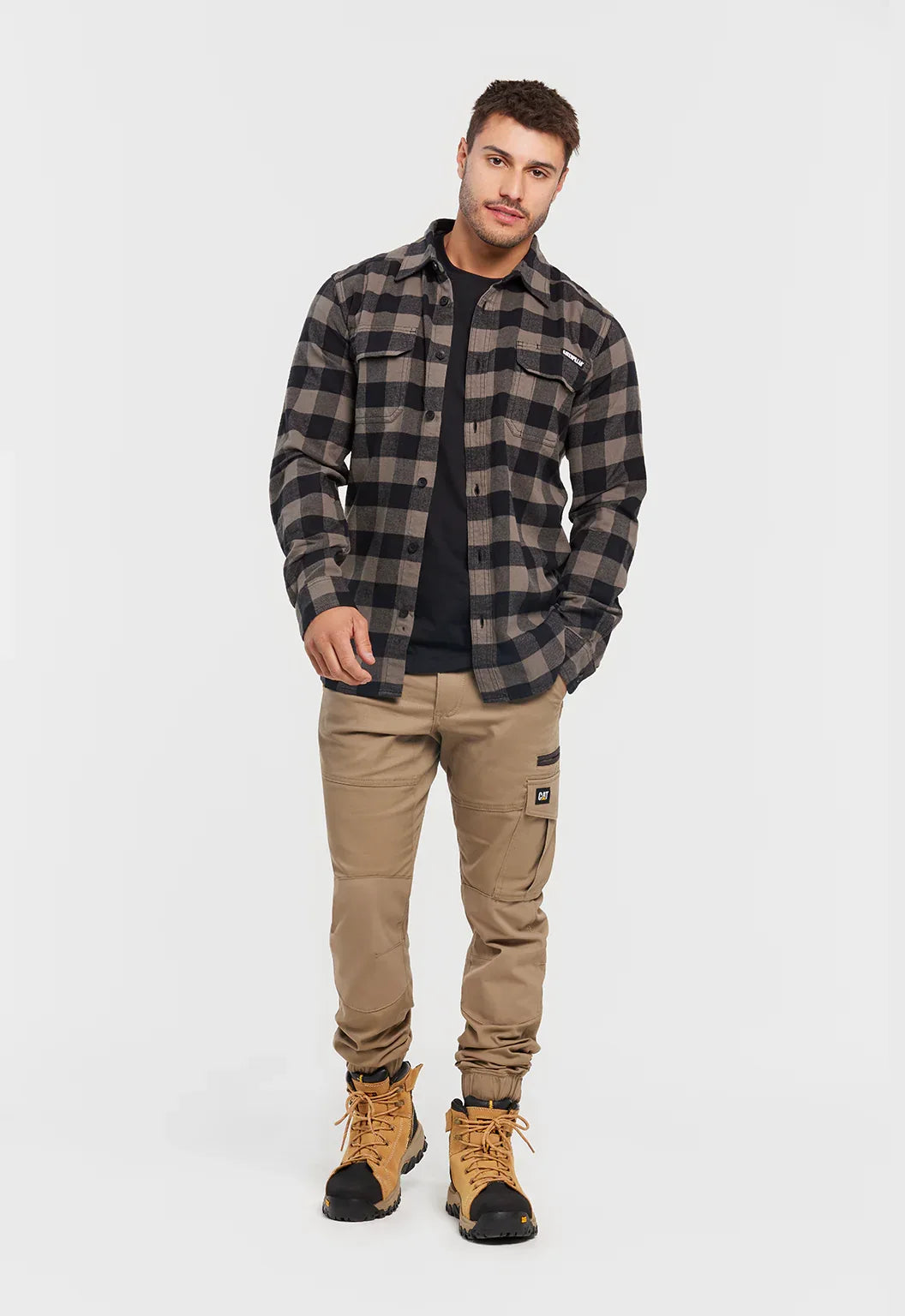 Buffalo Check Work Shirt | CAT Workwear Australia
