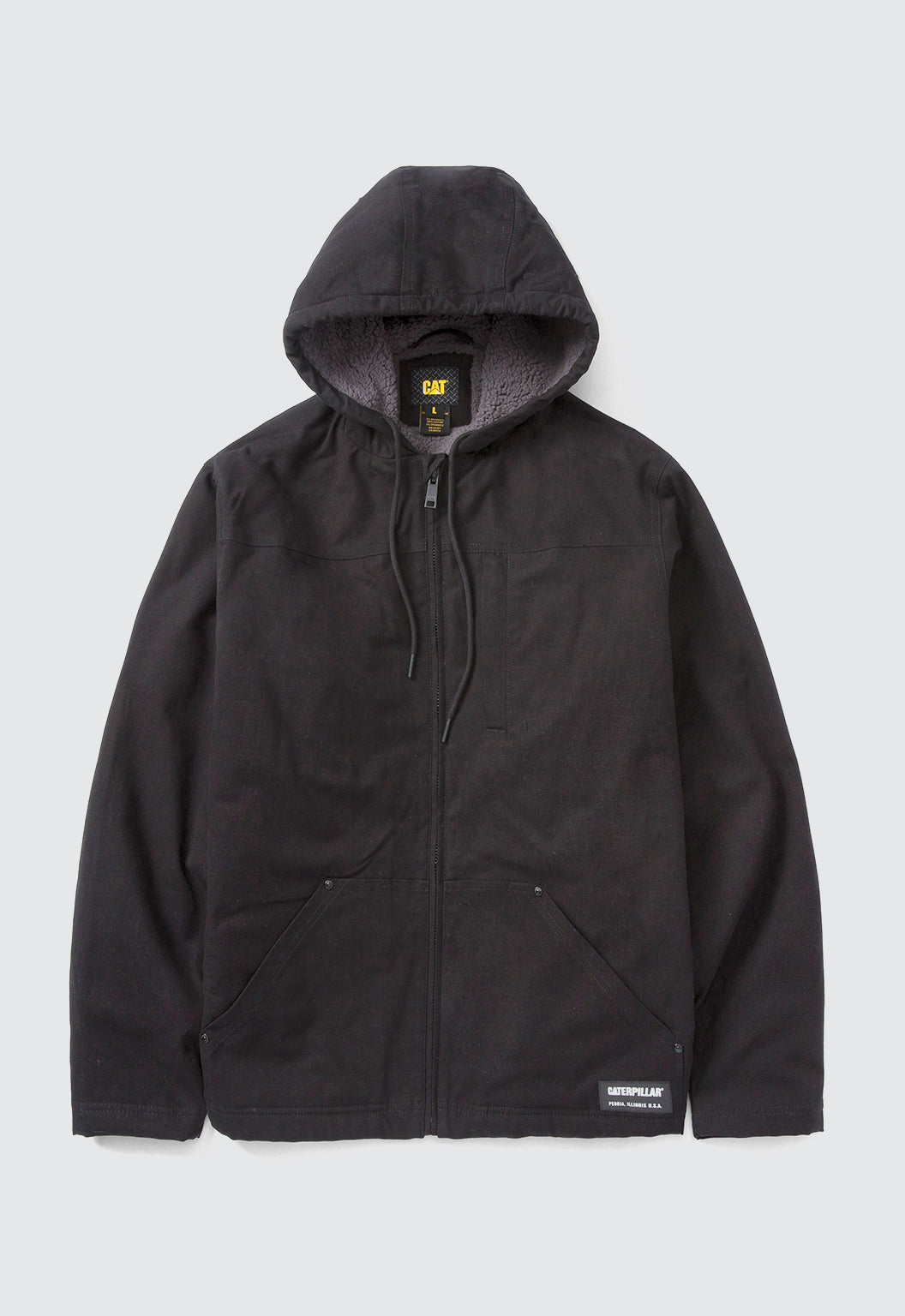 Hooded Sherpa Lined Jacket