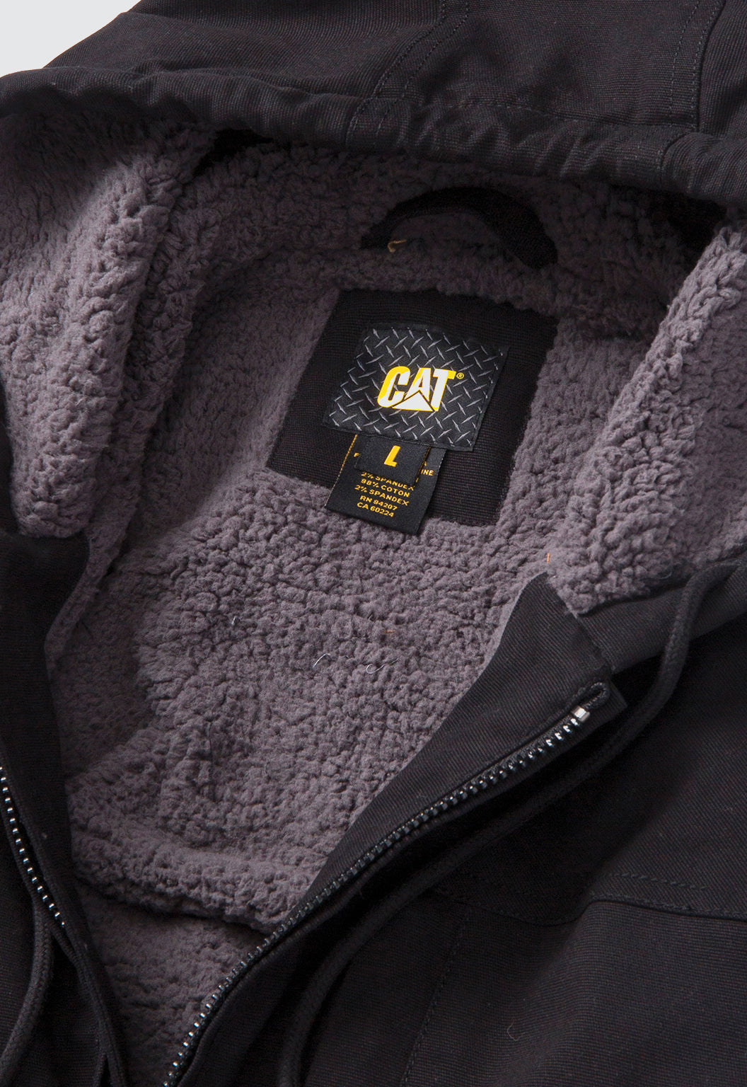 Hooded Sherpa Lined Jacket