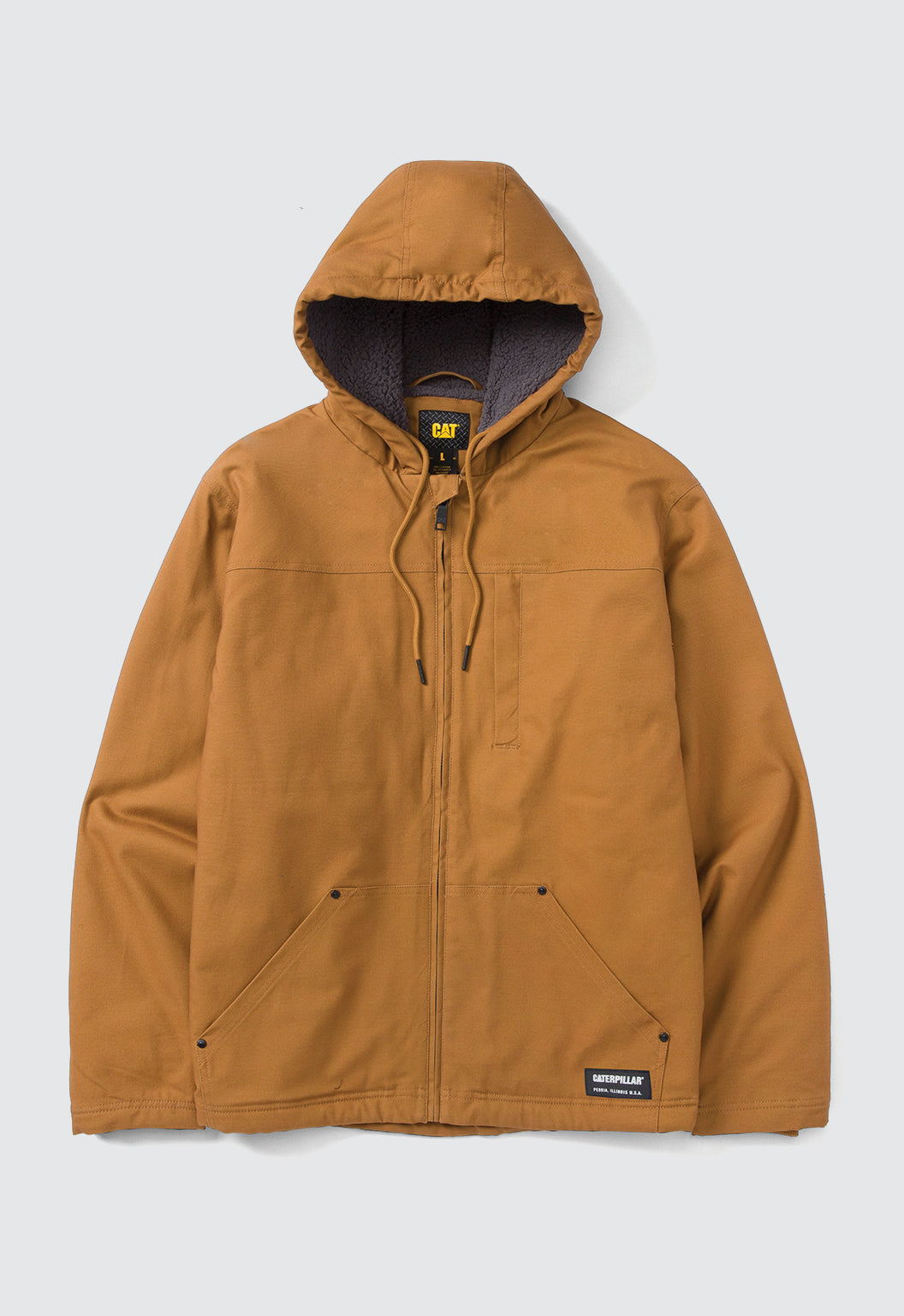 Hooded Sherpa Lined Jacket