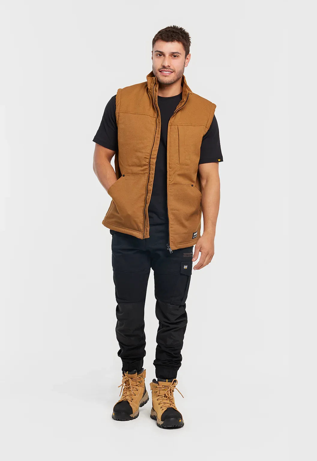 Sherpa Lined Vest | CAT Workwear Australia