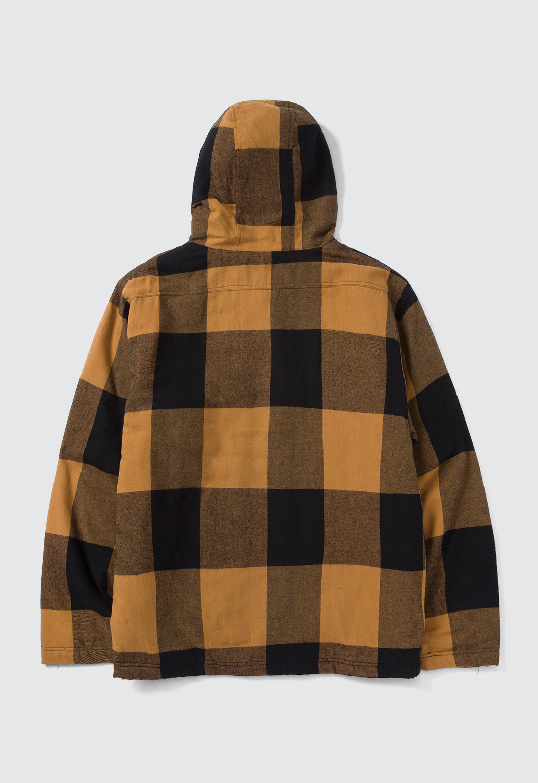 Hooded Flannel Shirt Jacket