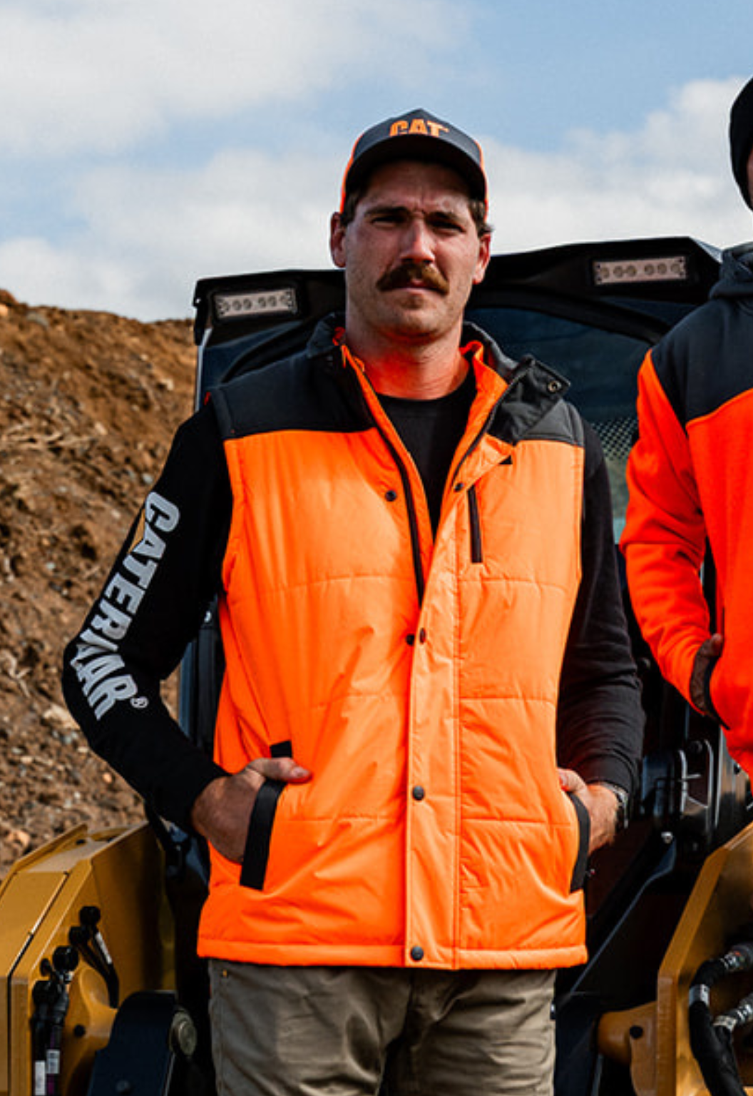 Hi-Vis Hooded Work Vest