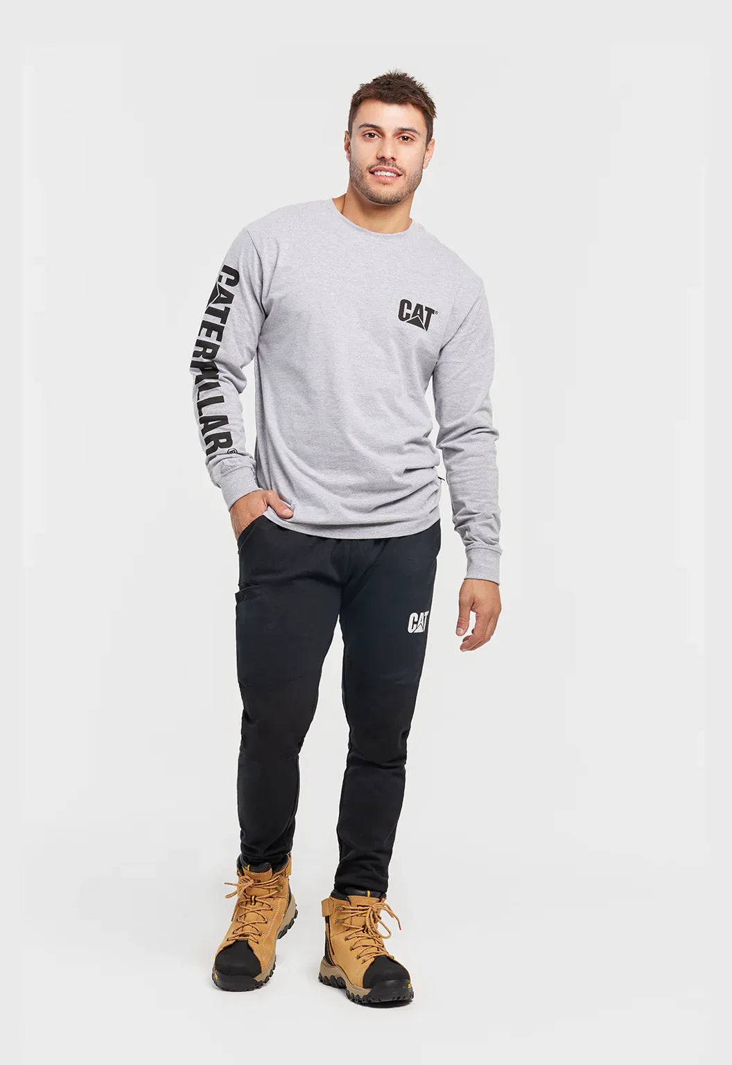 Trademark Banner L/S Tee | CAT Workwear Australia