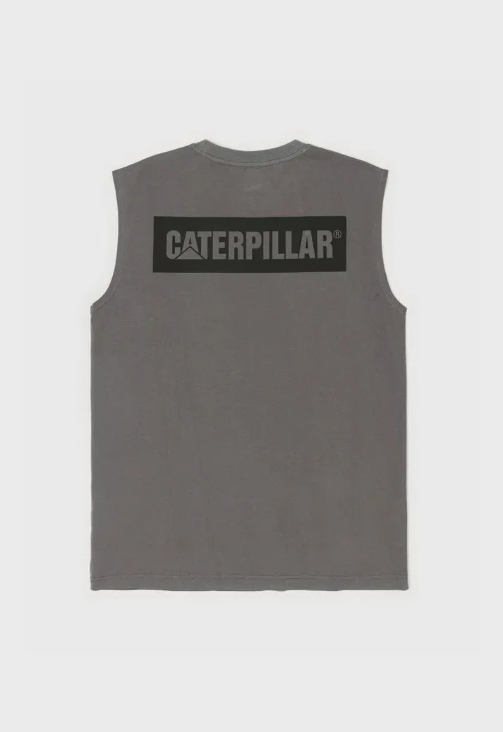 Icon Block Muscle Tee | CAT Workwear Australia
