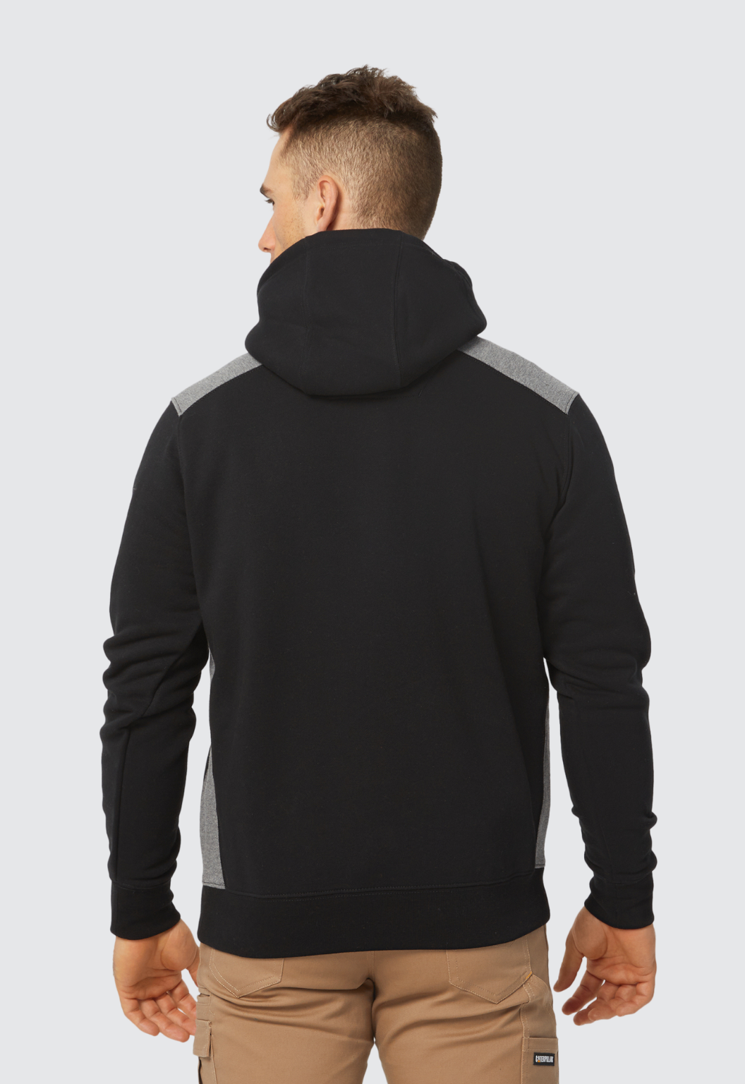 Logo Panel Hooded Sweatshirt