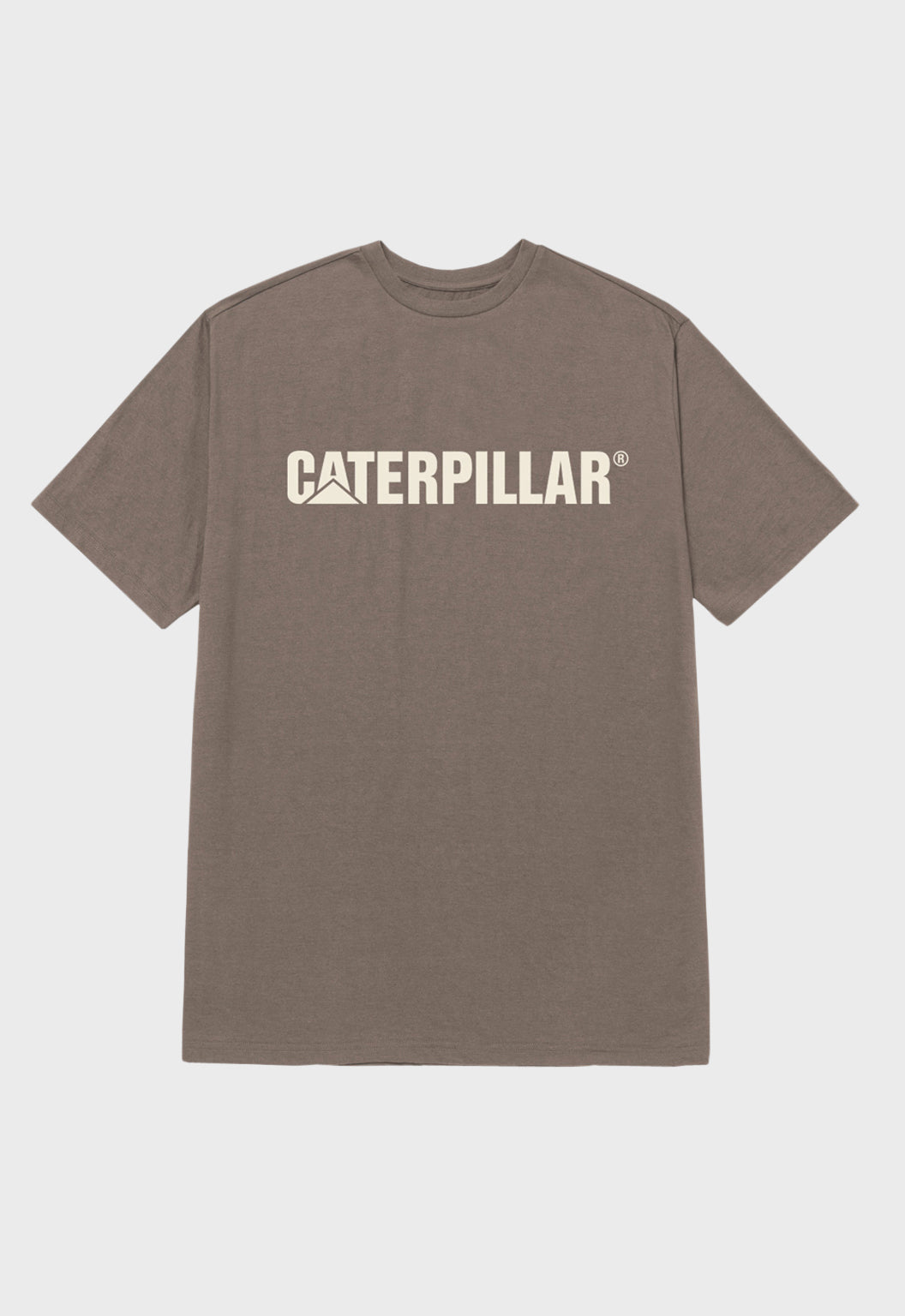 Caterpillar Logo Tee - Fossil/Vanilla