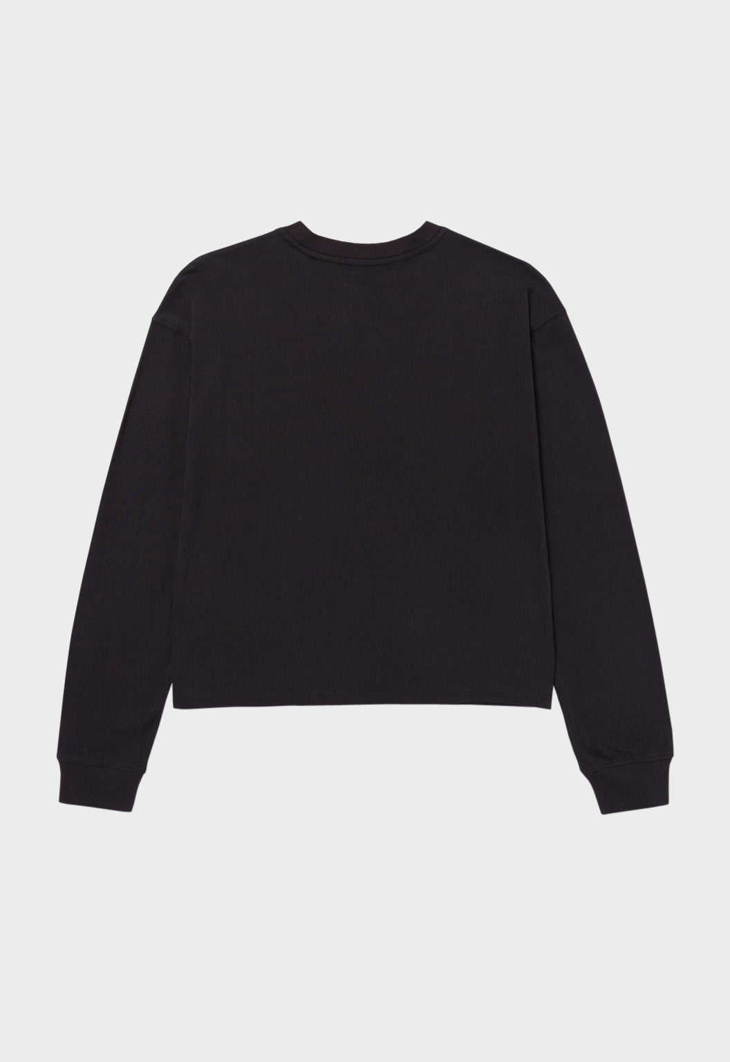 Relaxed Long Sleeve Graphic Tee - Washed Black