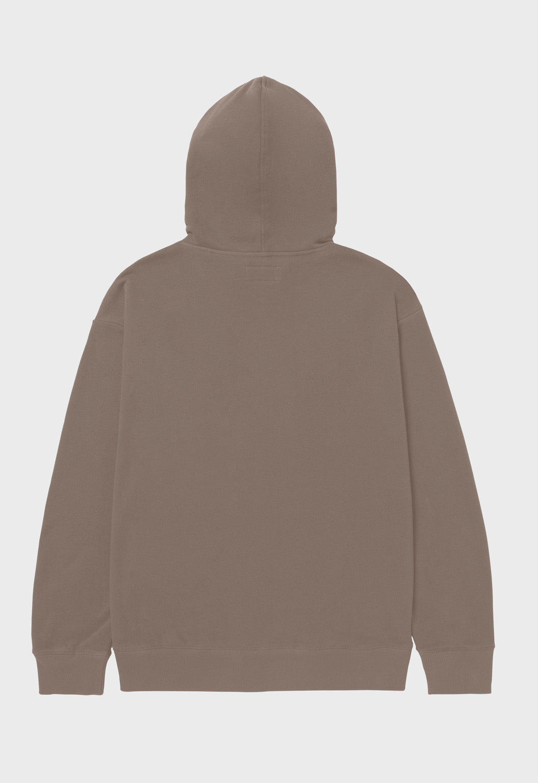 Relaxed French Terry Hoodie - Fossil