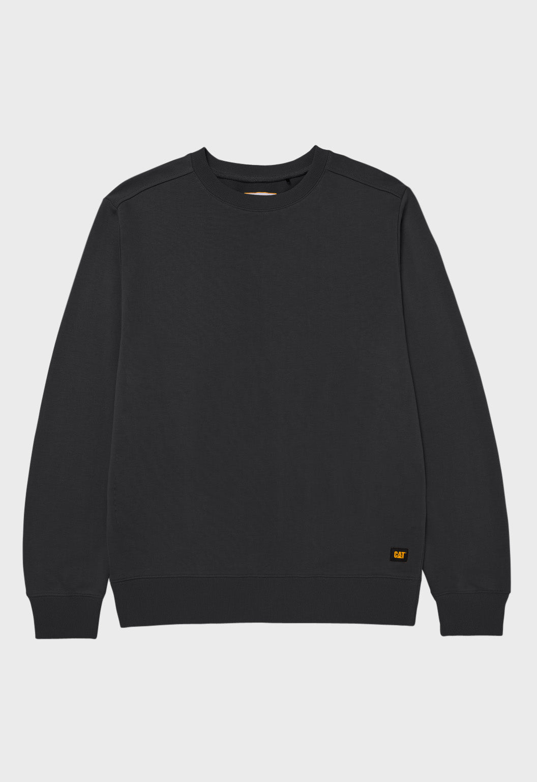 CAT Patch French Terry Crewneck - Pitch Black