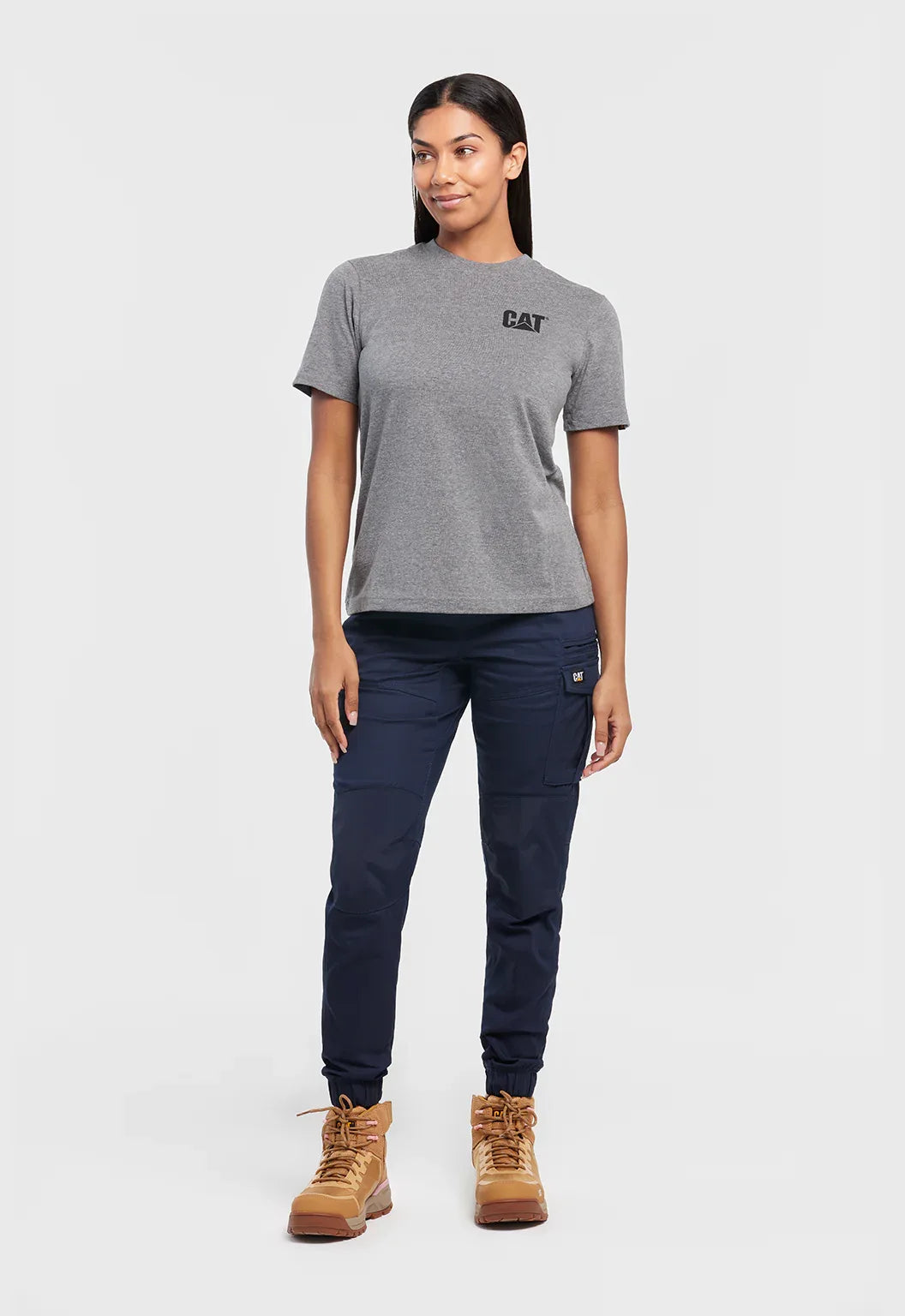 Womens SS Trademark Tee | CAT Workwear Australia