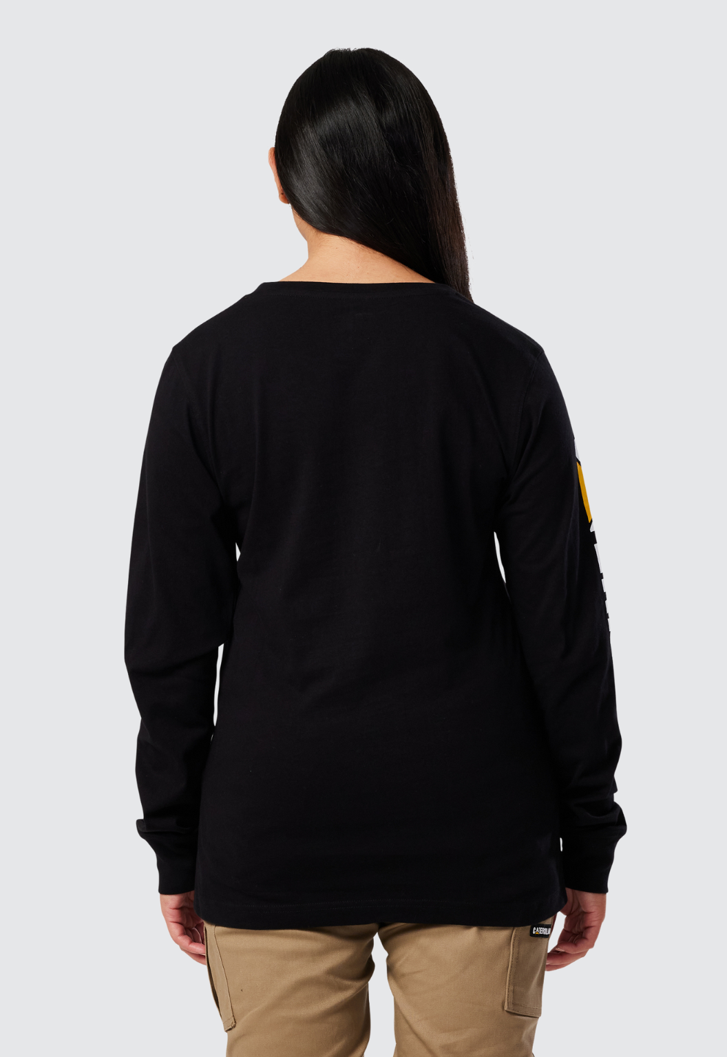 Womens LS Trademark Banner Tee
