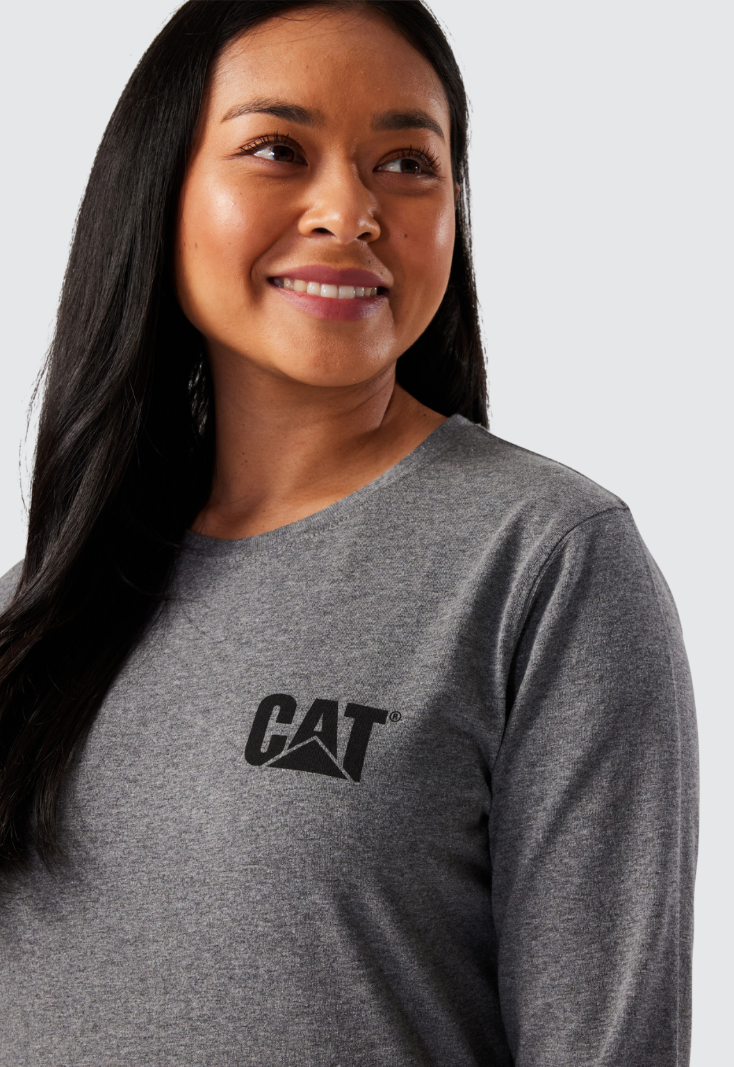 Womens LS Trademark Banner Tee