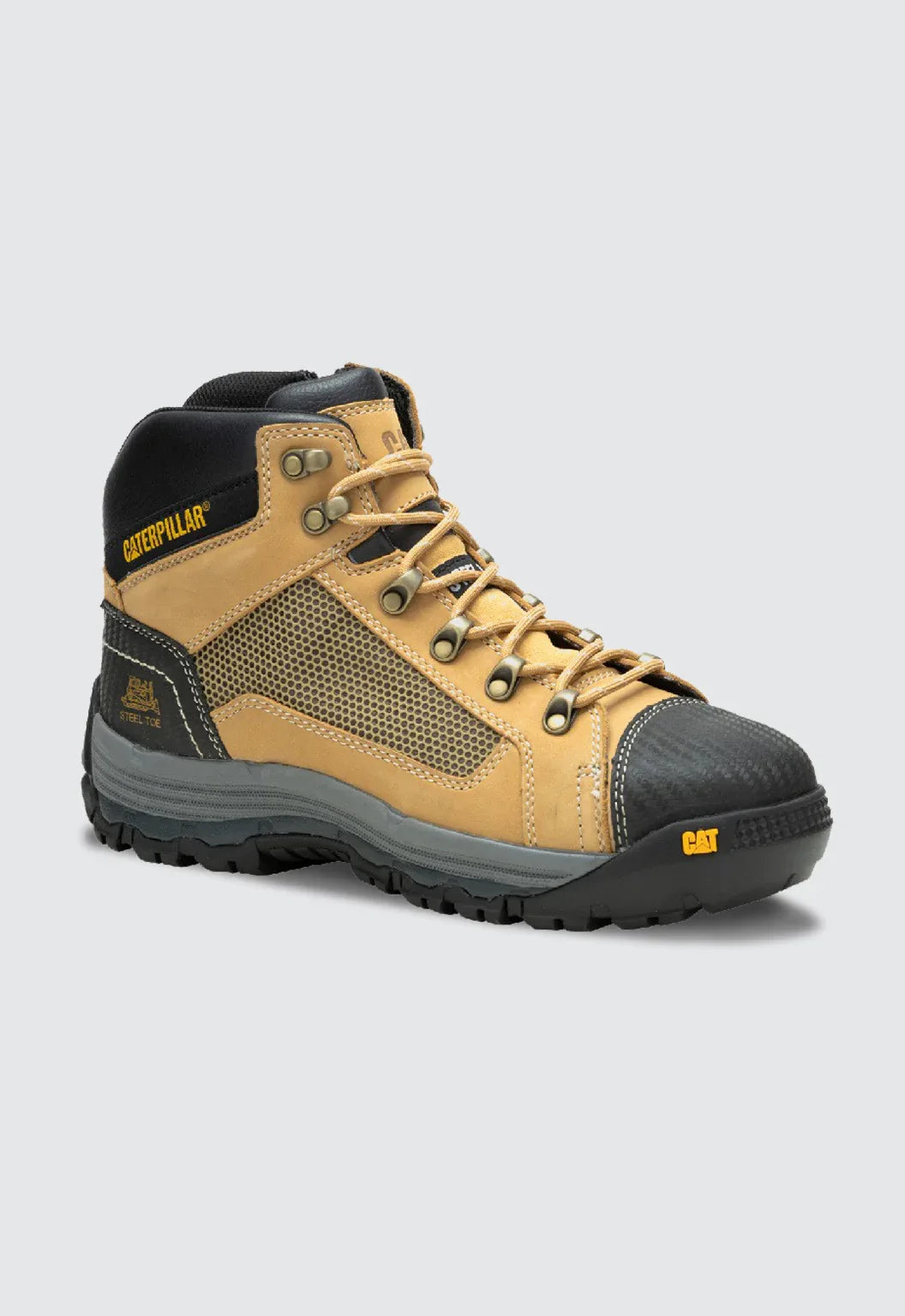 Convex Mid ZipSide Boot Honey – CAT Workwear Australia