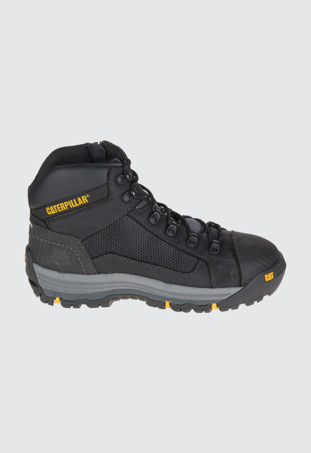 Convex Mid Zip Side Boot Black