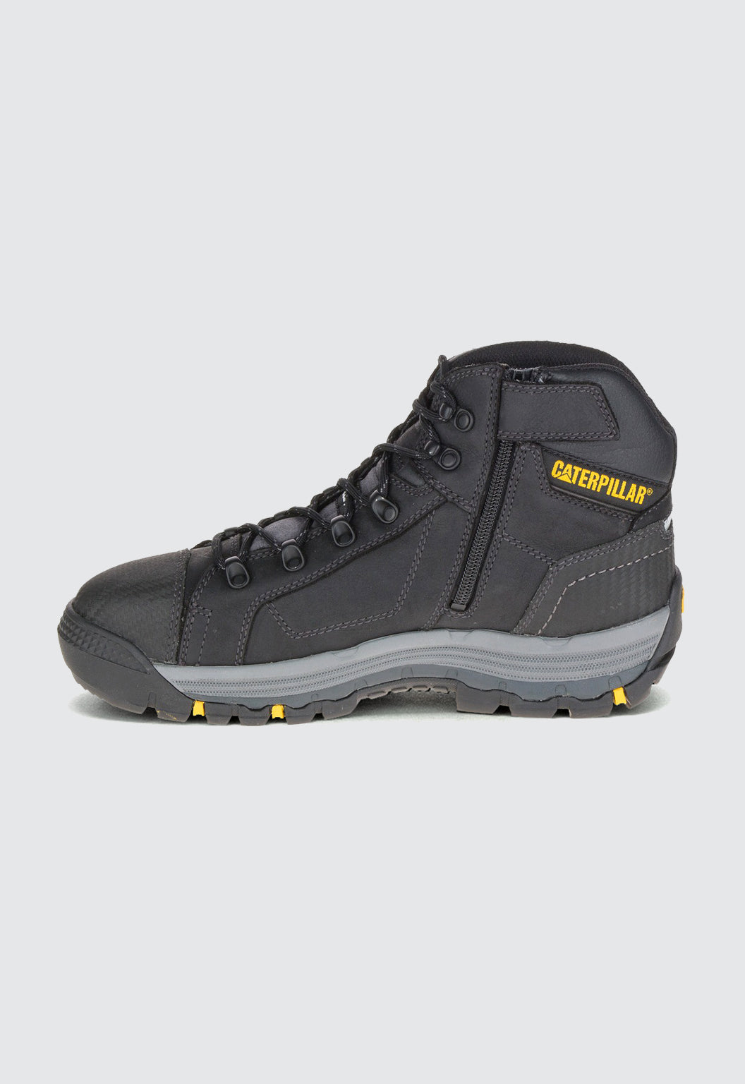 Convex Mid Zip Side Boot Black