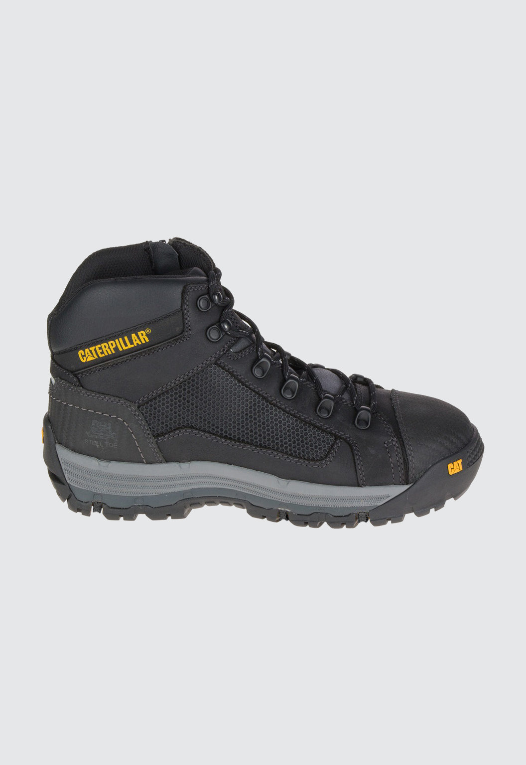 Convex Mid Zip Side Boot Black