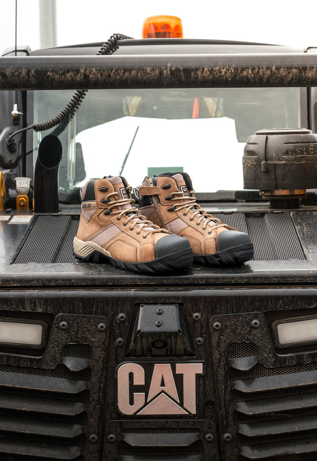 Argon HI Side Zip ST Boot Taupe