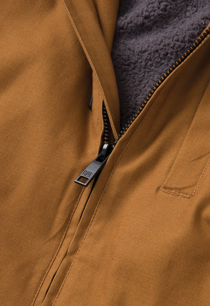 Hooded Sherpa Lined Jacket