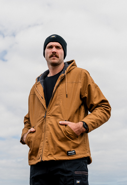 Hooded Sherpa Lined Jacket