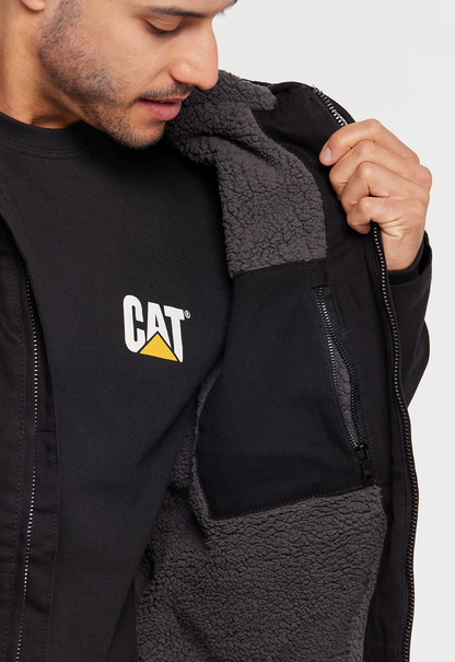 Hooded Sherpa Lined Jacket