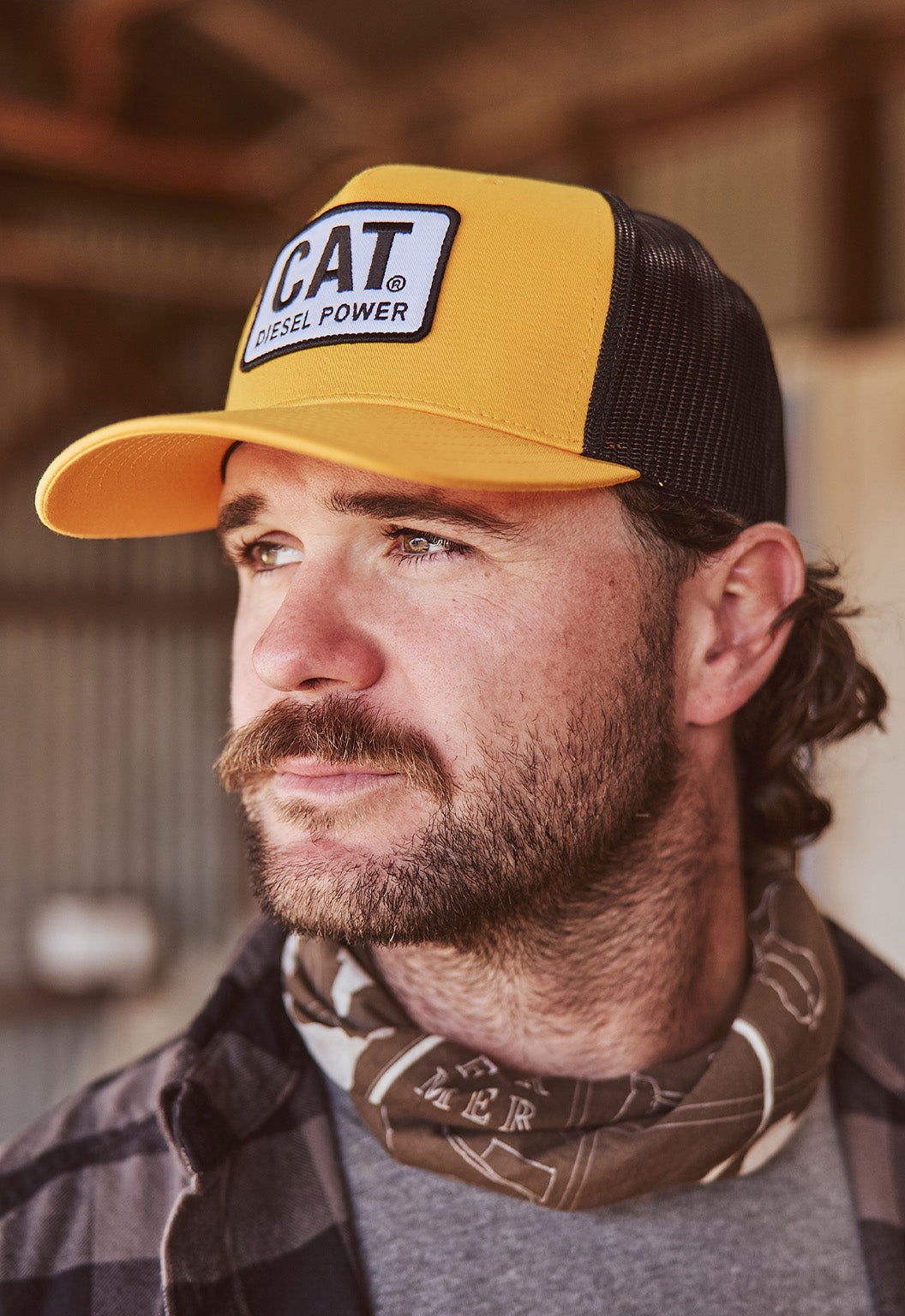 Retro Diesel Power Cap - Yellow