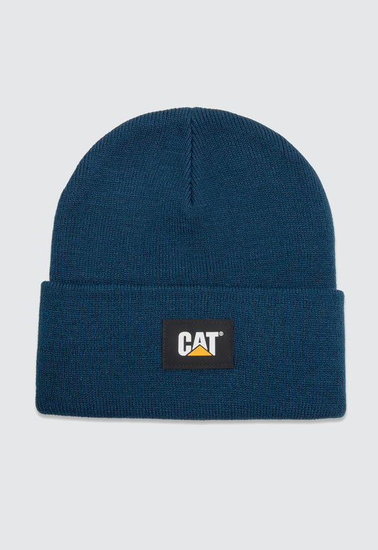Cat Label Cuff Beanie