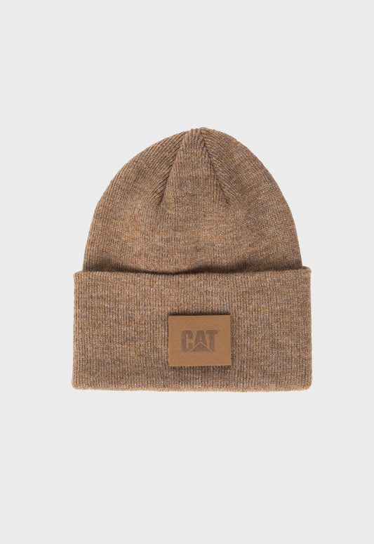 Tonal Patch Beanie - Bronze Heather
