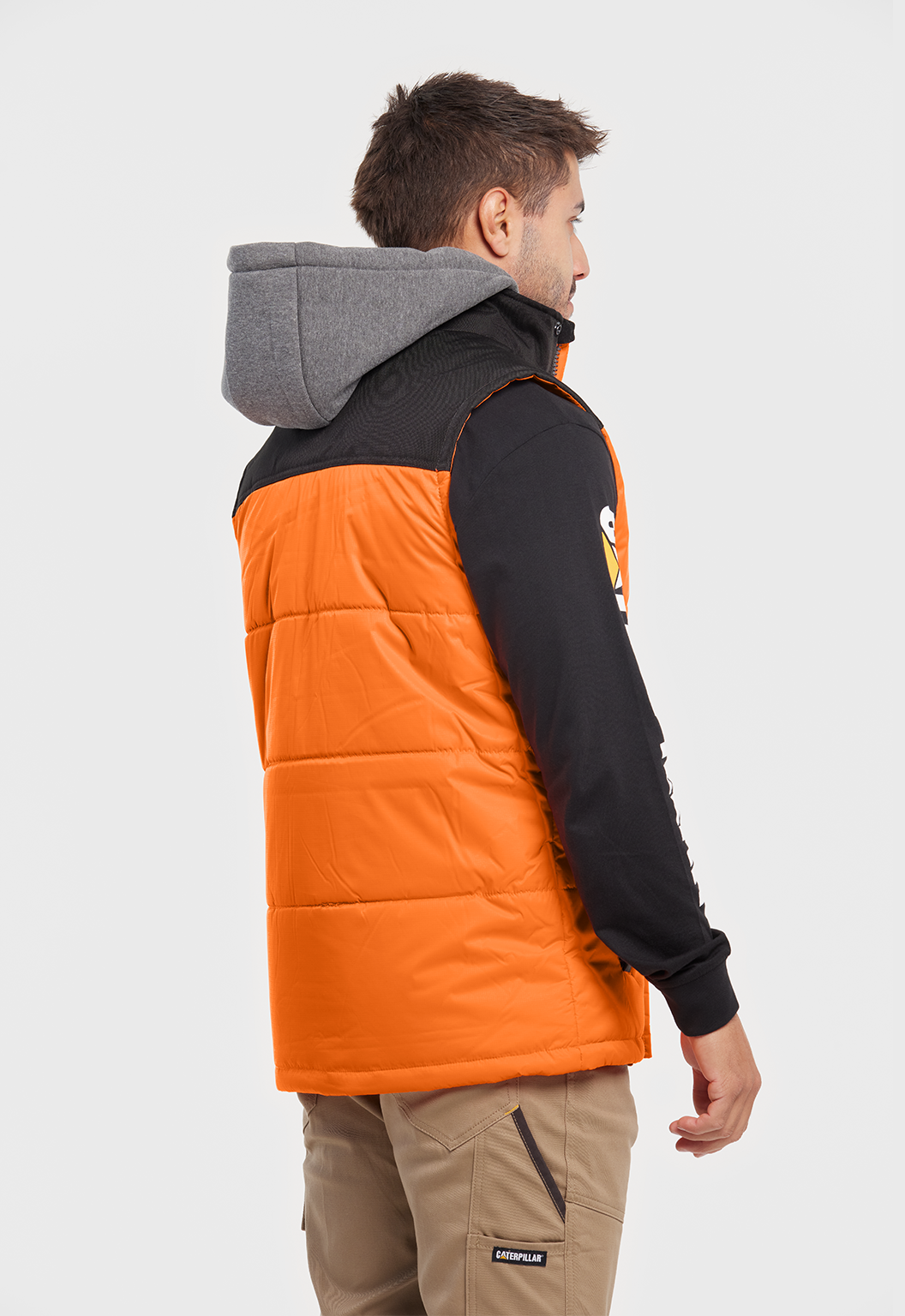 Hi-Vis Hooded Work Vest