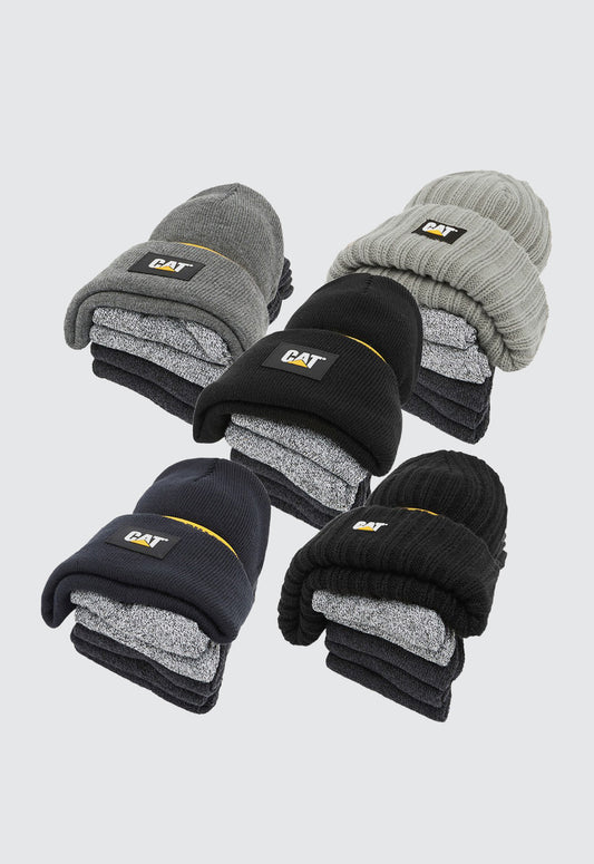 Logo Knit Cap/ 5-Sock Bundle