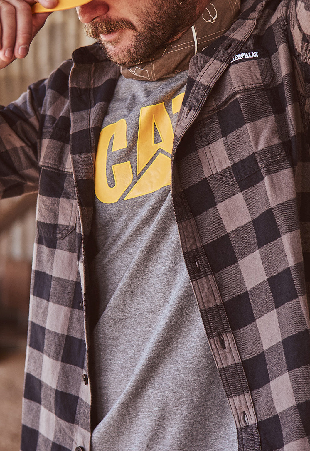 TM Logo Tee - Dark Heather Grey