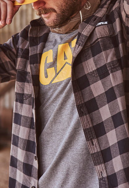 TM Logo Tee - Dark Heather Grey
