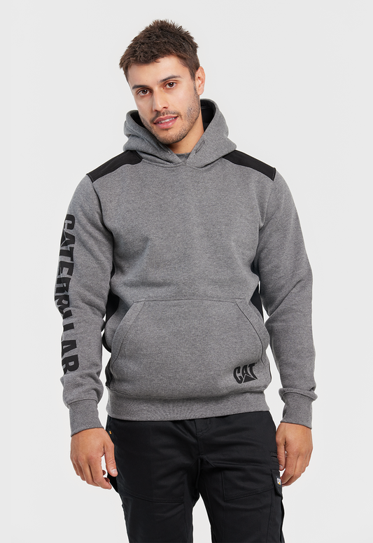 Logo Panel Hooded Sweatshirt