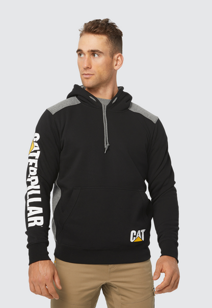 Logo Panel Hooded Sweatshirt
