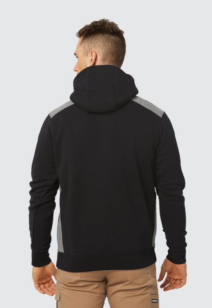 Logo Panel Hooded Sweatshirt
