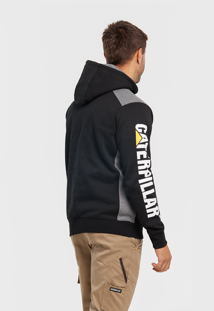 Logo Panel Hooded Sweatshirt