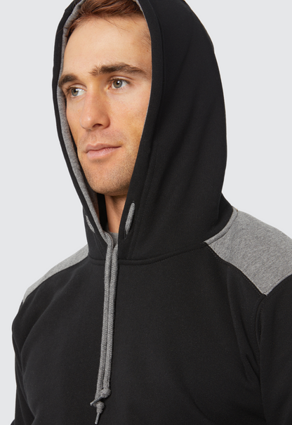 Logo Panel Hooded Sweatshirt