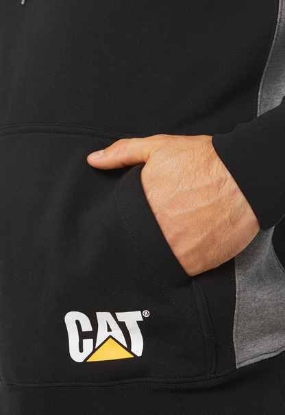 Logo Panel Hooded Sweatshirt