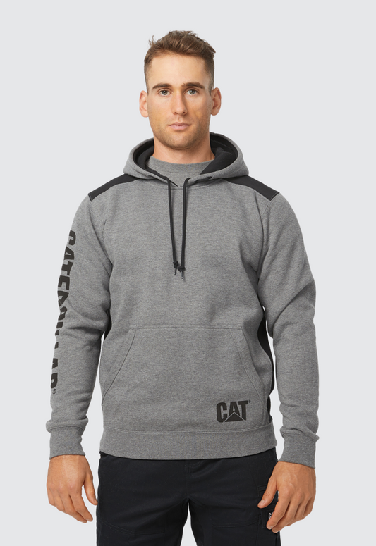 Logo Panel Hooded Sweatshirt
