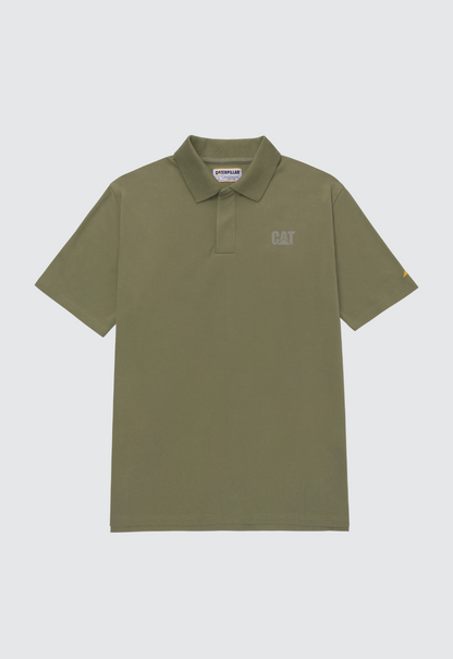 Cat Logo Pique Polo