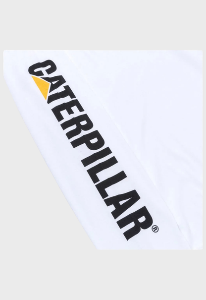 Trademark Banner Long Sleeve Tee - White TM