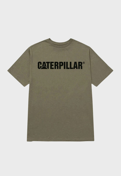 Caterpillar Logo Tee - Dusty Olive