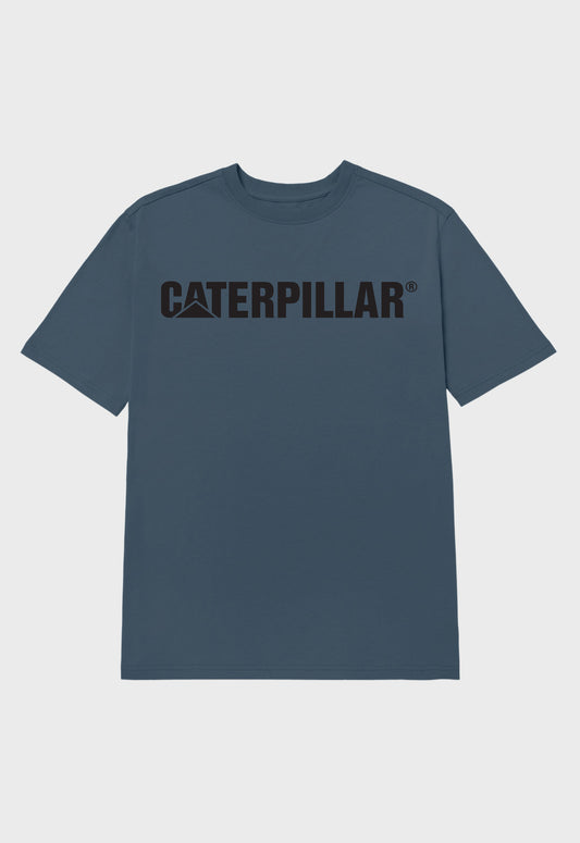 Caterpillar Logo Tee - Orion Blue/Black