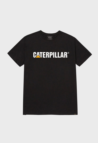 Caterpillar Logo Tee - Pitch Black TM