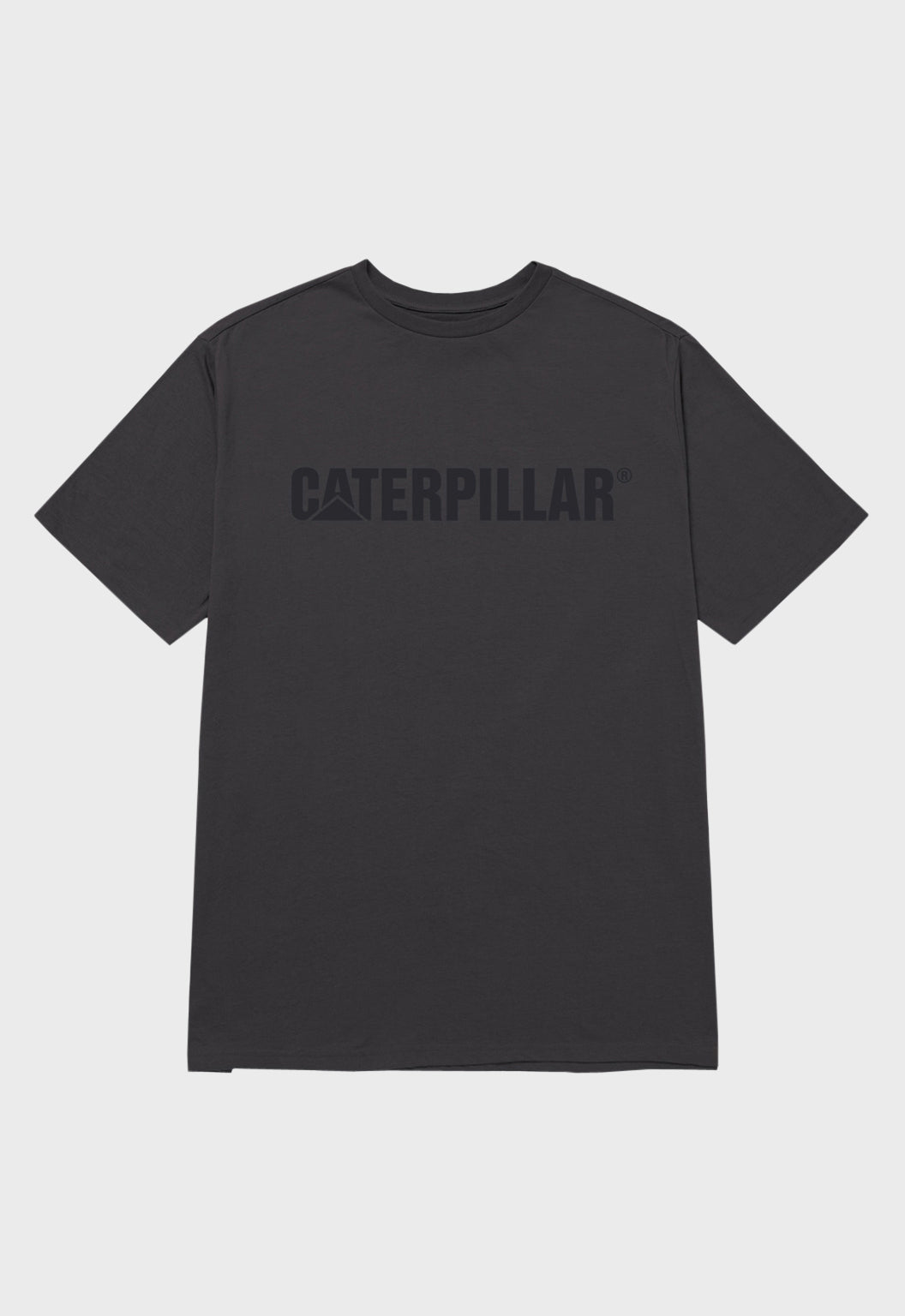 Caterpillar Logo Tee - Washed Black/Black