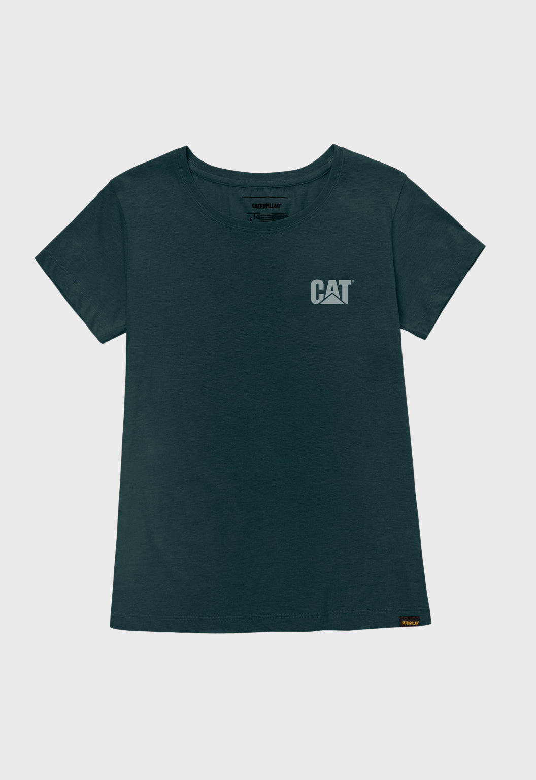 Womens CAT Logo Tee - Ponderosa/Tonal