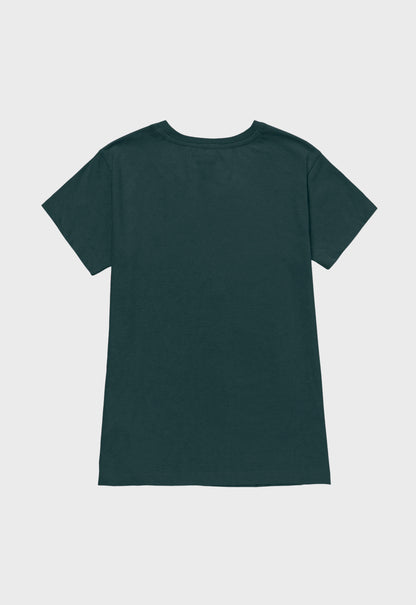 Womens CAT Logo Tee - Ponderosa/Tonal
