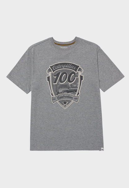 Centennial 100 Years Graphic Tee - Heather Grey
