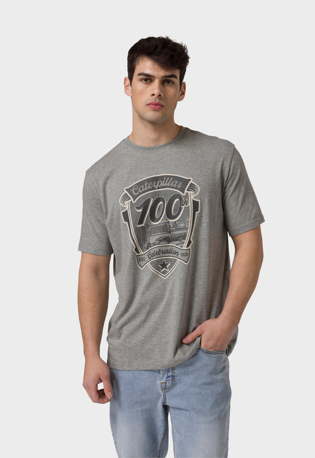 Centennial 100 Years Graphic Tee - Heather Grey