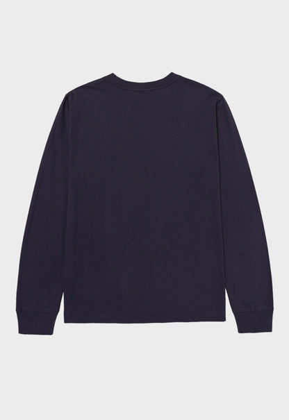 CAT Patch Long Sleeve Tee - Inkwell
